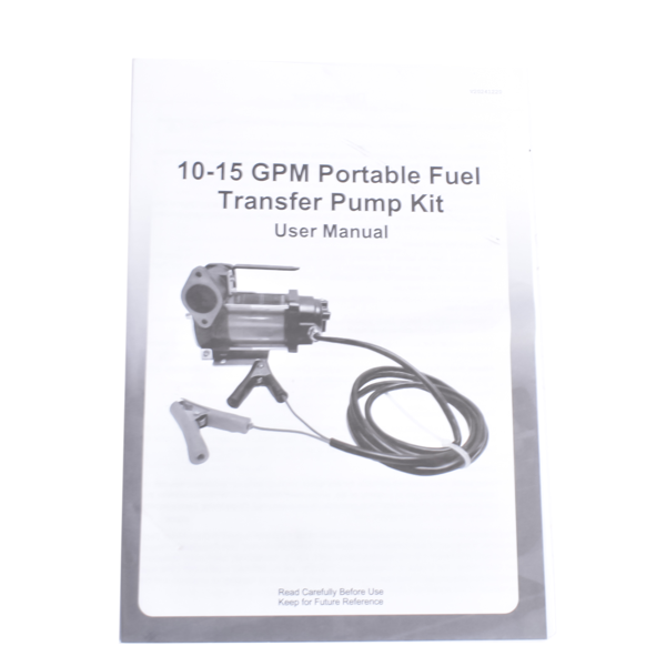 抽油泵 15GPM High Flow 12V Red Fuel Transfer Pump w/ Filters ＆ Hose Fit for Gasoline Diesel-16