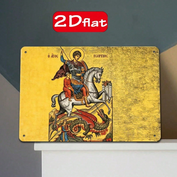 CIFbuy 娜娜奶奶与帕普斯爷爷 复古圆形标识 7.8x7.8英寸 2D平面印刷 复古幽默 有趣墙饰 复古艺术牌匾 Ho（TikTok, temu 自提物流）-4