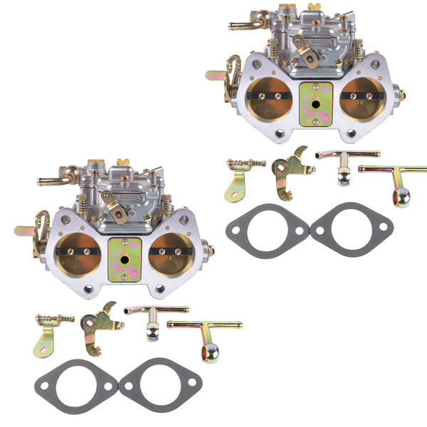 化油器 2X Carburetors Twin Choke Replacement for 45 DCOE Weber 152 4 Cyl 6 Cyl V8 Engines 19600.060-4