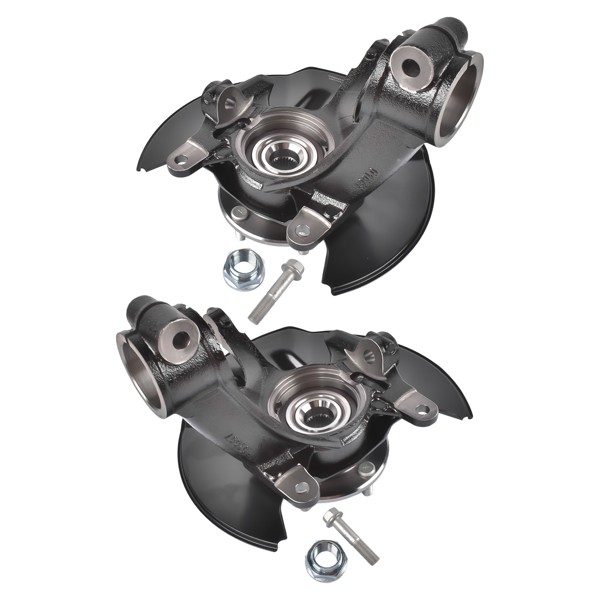 转向节总成 Pair Steering Knuckles Fit for Honda Civic EX-T Front Driver Passenger Side 686430/1-6