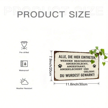 CIFbuy 复古乡村 | 美式足球圆形金属铁皮招牌，8x8英寸 2D 平面复古棕色足球图案 防水墙面装饰艺术（TikTok, temu 自提物流）