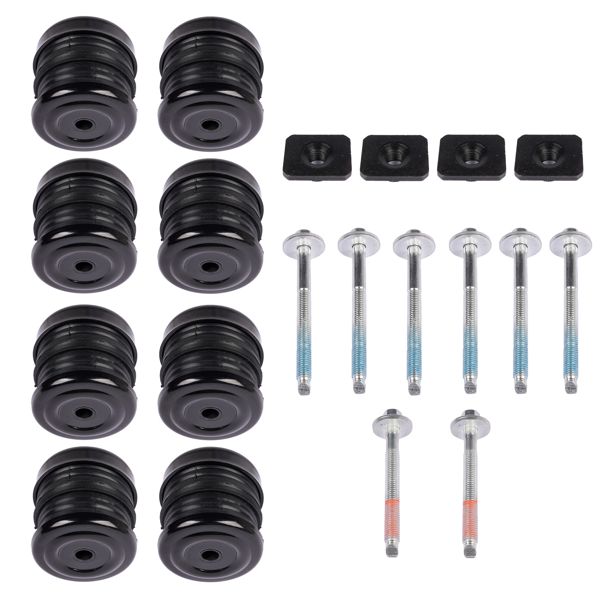 车身衬套套件 13848 Silicone Body Mount Bushings Bolt Kit Fit for 08-16 Ford F250/350 Super Duty-2