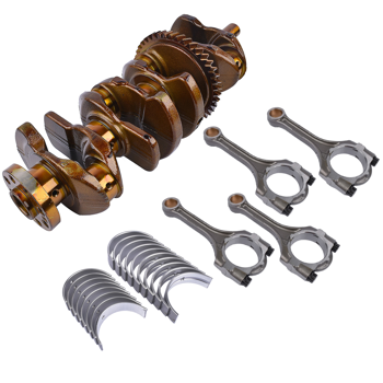 曲轴套装 Engine Crankshaft+Con Rods+Bearings Set Replacement for Toyota Rav4 Highlander Scion tC xB