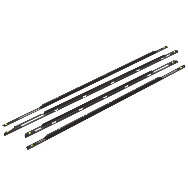 密封条套件 4Pcs Door Belt Outside Weatherstrip Fit for Kia Forte 1.6L 2.0L 2019-2024 Black-3