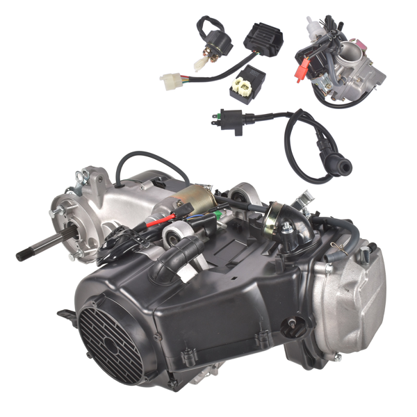 发动机组件 Complete Engine 150CC 4-Stroke fit for GY6 Scooter Dirt Bike Motor Short Case-4