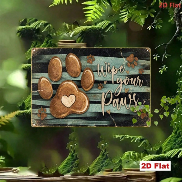 CIFbuy 复古圆形铁皮招牌 8x8 英寸 复古金属墙面装饰 经典艺术牌匾 适用于酒吧 咖啡馆 酒吧间 车库 男人洞穴 家庭派对装饰（TikTok, temu 自提物流）-5