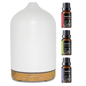 200ml Essential Oil Diffuser 7 Colors, Ultrasonic Quiet, Timer & Humidifier for Home