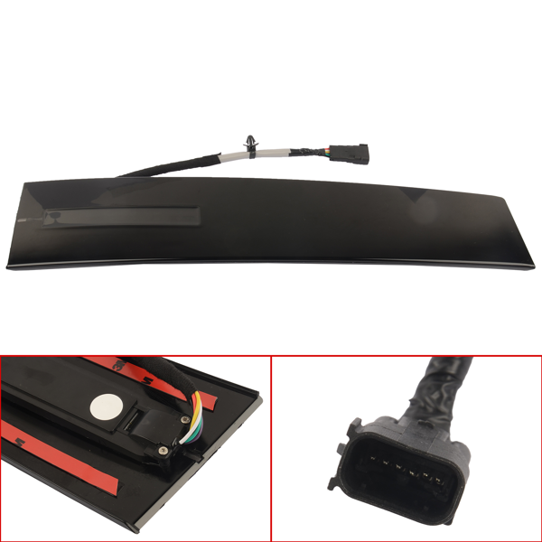 键盘锁门柱饰板 Door Entry Keypad Pillar Molding Trim Driver Side Fit for Ford Explorer 11-19 Black-11
