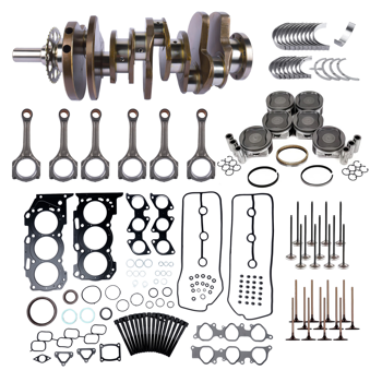 曲轴活塞套装 Engine Rebuild Kit Crankshaft Pistons Rods Replacement for Toyota 4Runner FJ Cruiser 4.0L