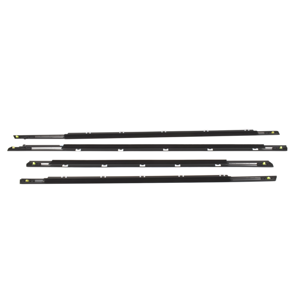 密封条套件 4Pcs Door Belt Outside Weatherstrip Fit for Kia Forte 1.6L 2.0L 2019-2024 Black-1