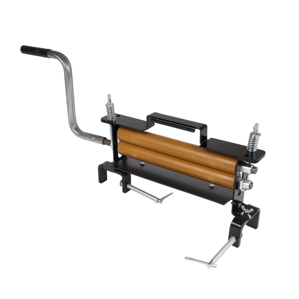 绞干机 Clothes Hand Crank Wringer Fit for Portable Washer Extract Moisture from Towels - Yellow & Black-6