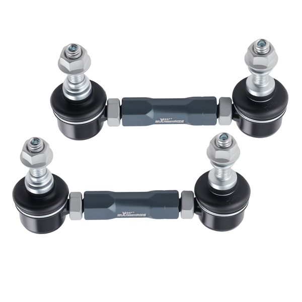 Adjustable Front Sway Bar End Links 107-130mm Universal Aluminum Steel Kit-1