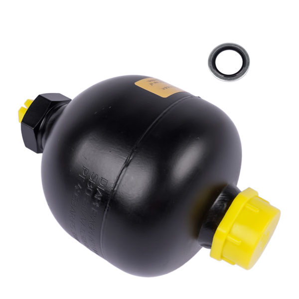 隔膜蓄能器 Diaphragm Accumulator 20cu.in(0.32L),4786PSI Max Working Pressure, G1/2(ISO 228)-4
