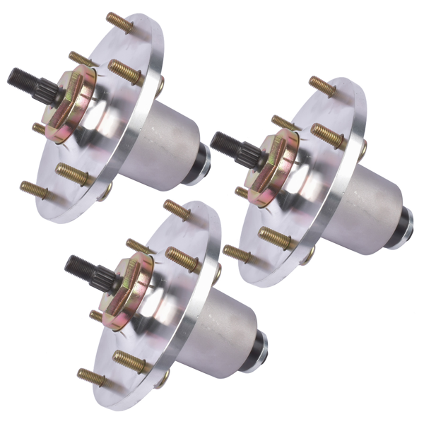 割草机配件（刀架）3pcs Deck Spindle Assembly Replacement for Exmark Lazer Z LXS25KD605 LXS25KD665 LXS35BV665-6