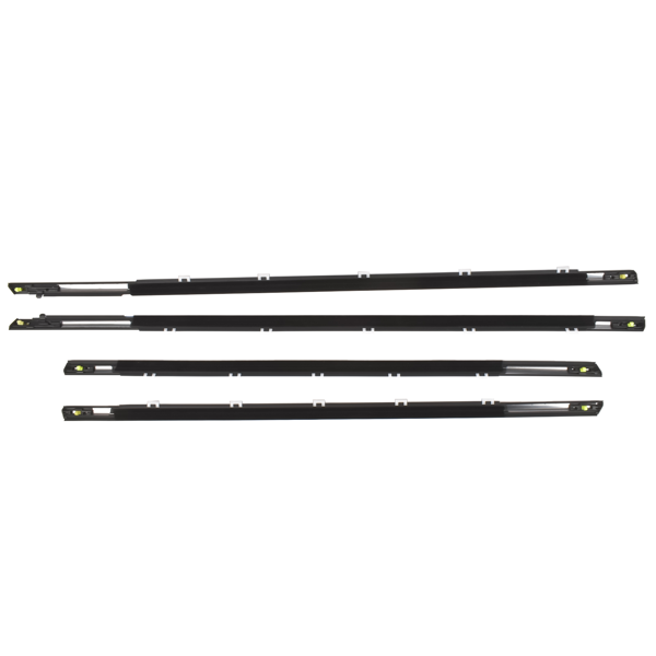 密封条套件 4Pcs Door Belt Outside Weatherstrip Fit for Kia Forte 1.6L 2.0L 2019-2024 Black-2