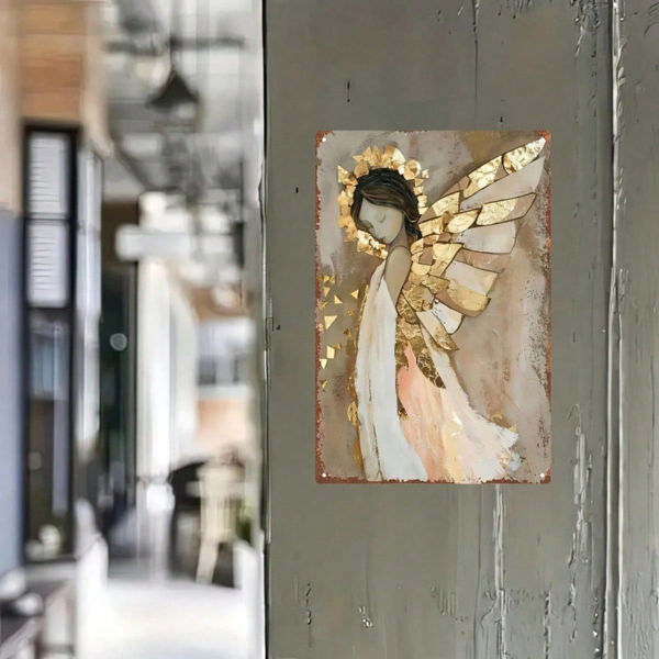 CIFbuy 阴阳八卦图 复古金属铁艺墙饰，黑白知识地图 乡村风格海报装饰，多功能壁挂（TikTok, temu 自提物流）-2