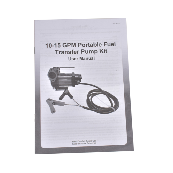 抽油泵 Fuel Transfer Pump 110V 15 GPM High Flow w/Automatic Nozzle & Filter Fit for Diesel-12