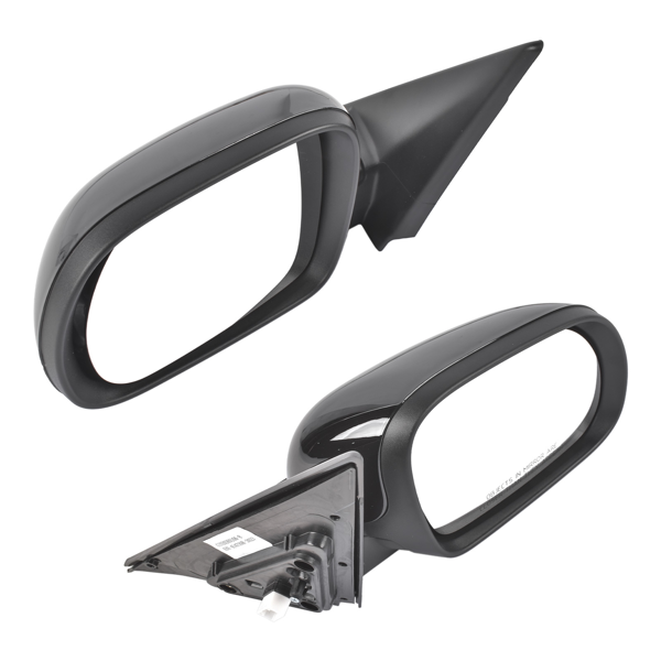后视镜 Left and Right Manual Fold Non-Heated Door Mirror Fits for Kia Soul LX Hatchback 1.6L 2.0L L4 2020-2025 Black 2Pcs-2