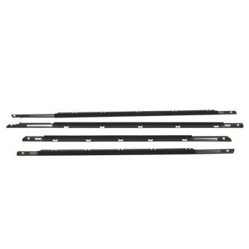 密封条套件 4Pcs Door Belt Outside Weatherstrip Fit for Kia Forte 1.6L 2.0L 2019-2024 Black