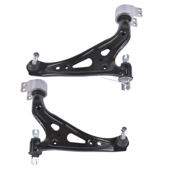 控制臂 Front Lower Left and Right Control Arm and Ball Joint Assembly Fits for Chevrolet Equinox GMC Terrain 1.5L L4 2018-2023 Black 2Pcs