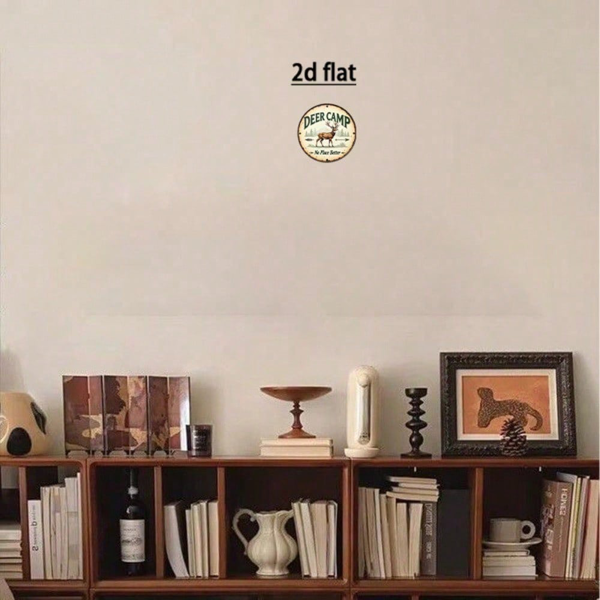 CIFbuy 1960年复古金属墙饰，2D平面做旧酒吧铭牌，8x12英寸耐用金属墙饰，适用于家庭、办公室、俱乐部及户外装饰，怀旧风（TikTok, temu 自提物流）-6