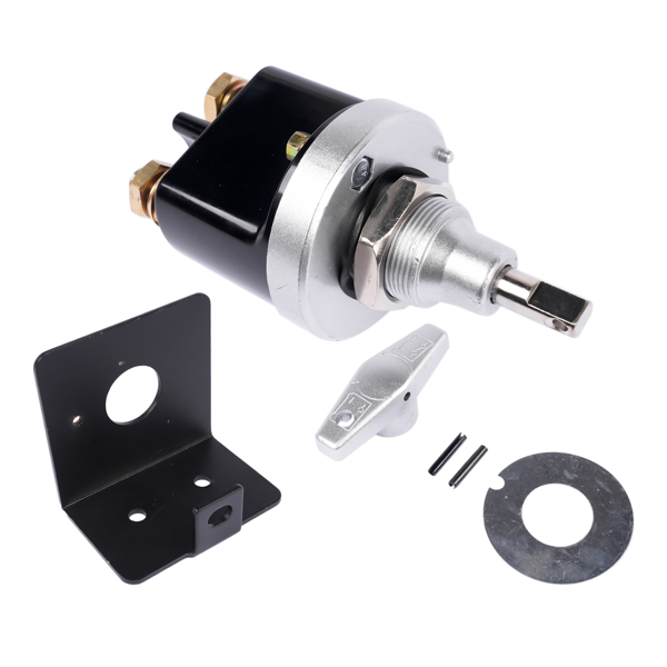 蓄电池切断开关 Battery Disconnect Switch Replacement for Flaming River FR1044 BigSwitch with Lock-Out XL-4