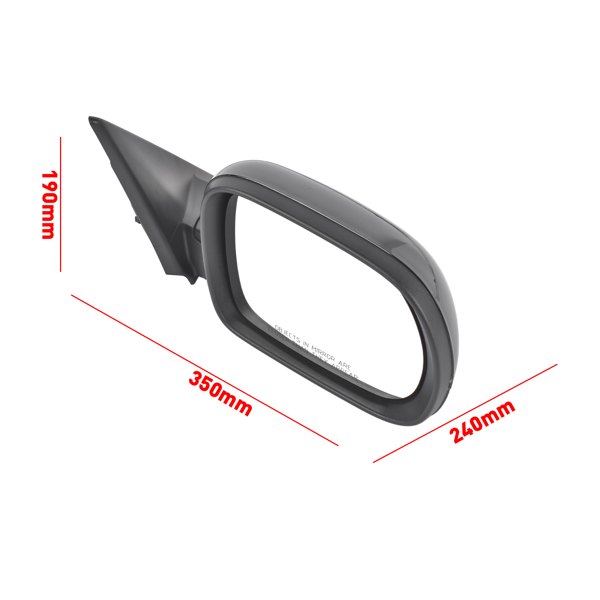 后视镜 Right Manual Fold Non-Heated Door Mirror Fits for Kia Soul LX Hatchback 1.6L 2.0L L4 2020-2025 Black 1Pc-3