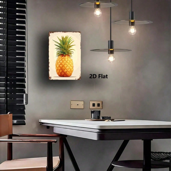 CIFbuy 可爱柯基犬屁股金属墙饰 8x12 英寸，带“和毛茸茸的它聊聊”字样2D平面铁艺墙面装饰，耐用威尔士柯基犬主题（TikTok, temu 自提物流）-4