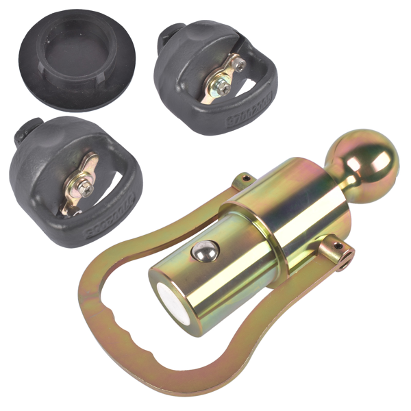 鹅颈工具包 Trailer Ball Hitch GNXA2061 Featuring Easy Lock and Safety Chain Fit for Ford Towing-5