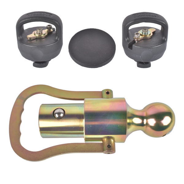 鹅颈工具包 Trailer Ball Hitch GNXA2061 Featuring Easy Lock and Safety Chain Fit for Ford Towing-7