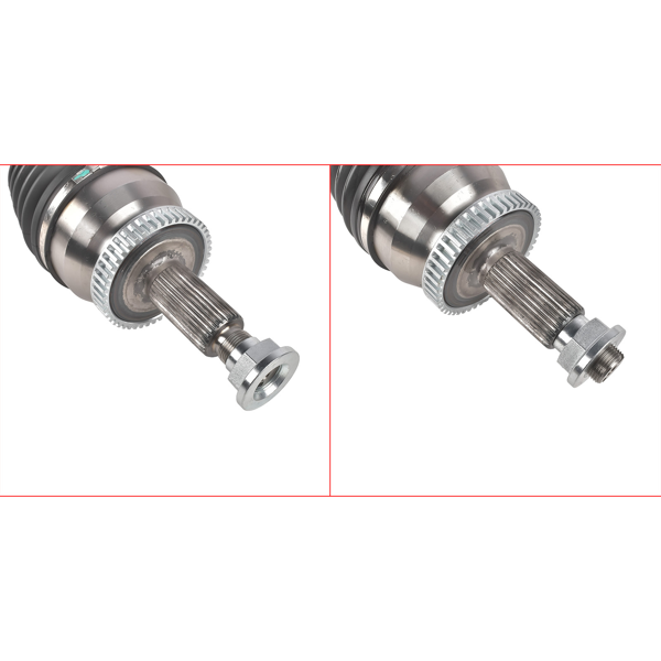 半轴 Front Left and Right CV Axle Shaft Assembly Fits for Kia Cadenza 3.3L V6 2017-2020 Black 2Pcs-8