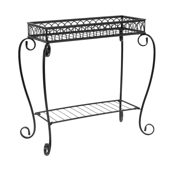 Traditional 2-Tier Plant Stand, 26" L x 13" W x 26" H-1