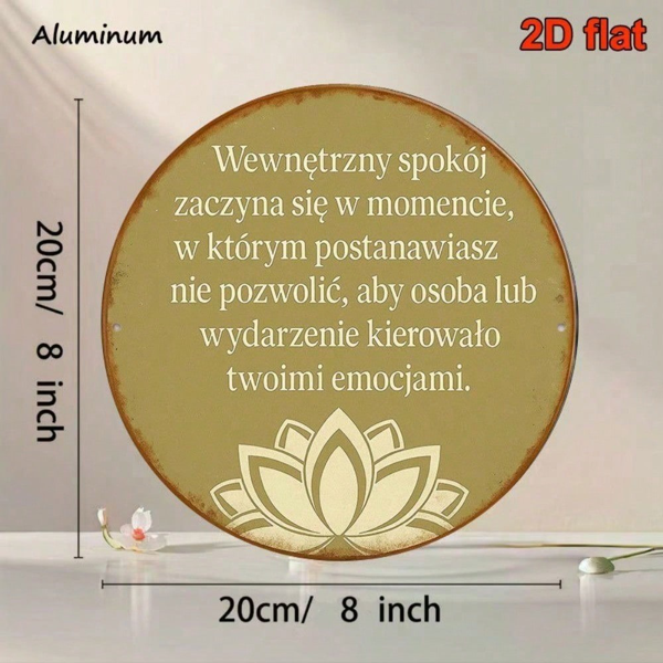 CIFbuy 复古“陶艺是我的疗愈”金属标牌 8x12 英寸，质朴铁质墙面装饰，陶瓷陶艺插图，2D平面锡制铭牌（TikTok, temu 自提物流）-3