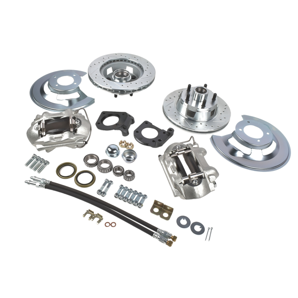 刹车盘套装 Front Disc Brake Conversion Kit & 11" Rotors Fit for 1964-1973 Ford Mustang V8-5