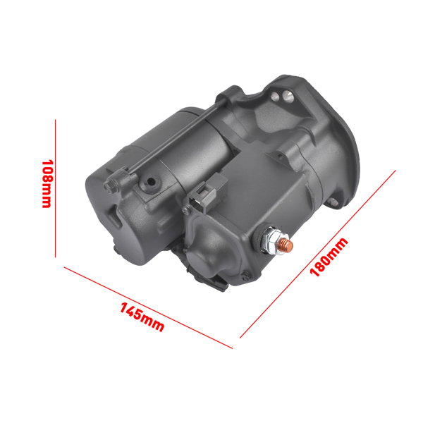 起动机 12V 18 Teeth Starter Motor Fits for Harley-Davidson Bad Boy Dyna Electra Glide 1994-2006 Black 1Pc-5