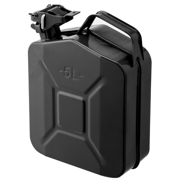 【认证未出】1pcs  铁质 5L 黑管 0.6mm 油桶 黑色-7
