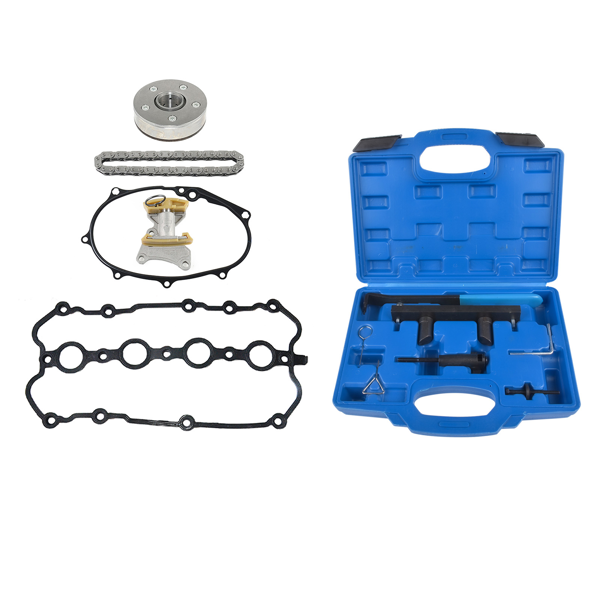 正时链条套装 Timing Chain & Tool Kit Replacement for 04-08 Audi VW BPY GTI A4 Jetta Passat 2.0 FSI TSI-2