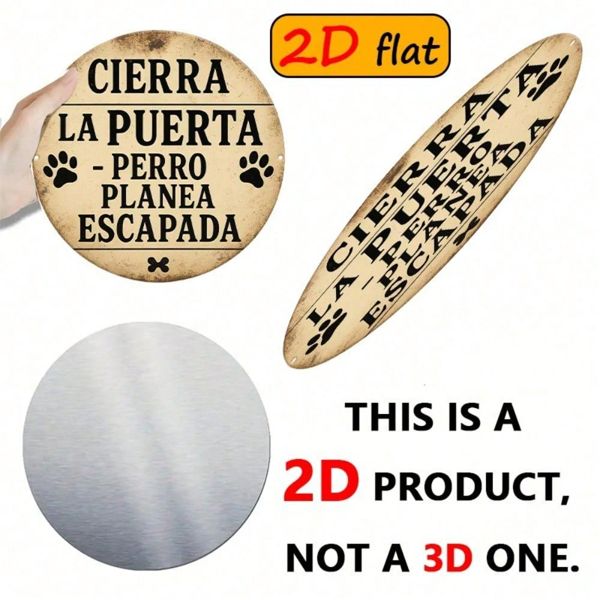 CIFbuy 1个尼亚加拉瀑布金属标牌 8x12英寸，质朴2D平铁壁饰，配以鲜艳的瀑布与绿植，复古风格，适用于室内室外 H（TikTok, temu 自提物流）-5