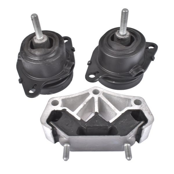 发动机支架 3PCS Engine Motor Trans Mount Set Fit for Ford Mustang 2011-2017 3.7L / 2011-22 5.0L-1