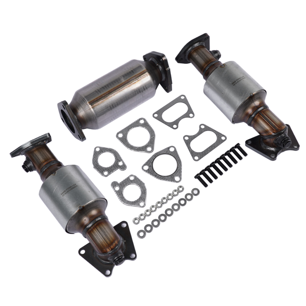 排气管 3x Catalytic Converters Kit Fit for Honda Accord 3.0L 2003-2007 45106 45107 45108-4