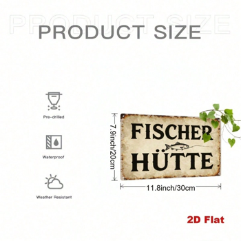 CIFbuy 警告牌 高度训练的驴子执勤 环形金属铭牌，8x8英寸 2D 平面印刷 防锈标识，耐候防锈（TikTok, temu 自提物流）