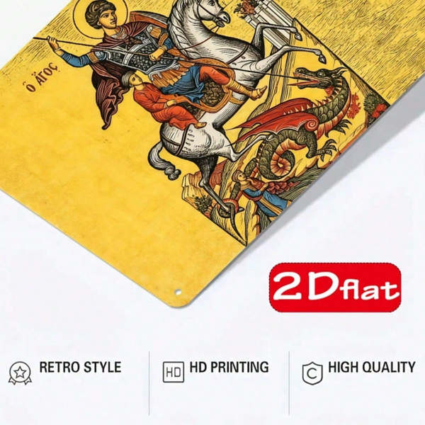 CIFbuy 娜娜奶奶与帕普斯爷爷 复古圆形标识 7.8x7.8英寸 2D平面印刷 复古幽默 有趣墙饰 复古艺术牌匾 Ho（TikTok, temu 自提物流）-6