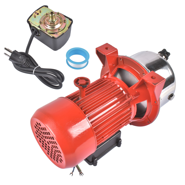 喷射泵 Jet Pump 115/230 Volt 3/4 HP 12.8 GPM Fit for Wells Up To 25' Deep 97080702 Red New-4
