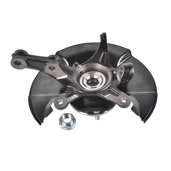 转向节总成 Steering Knuckle + Hub Bearing Fit for Honda Civic MUGEN Si 2006-11 L4 2.0L Front R-1