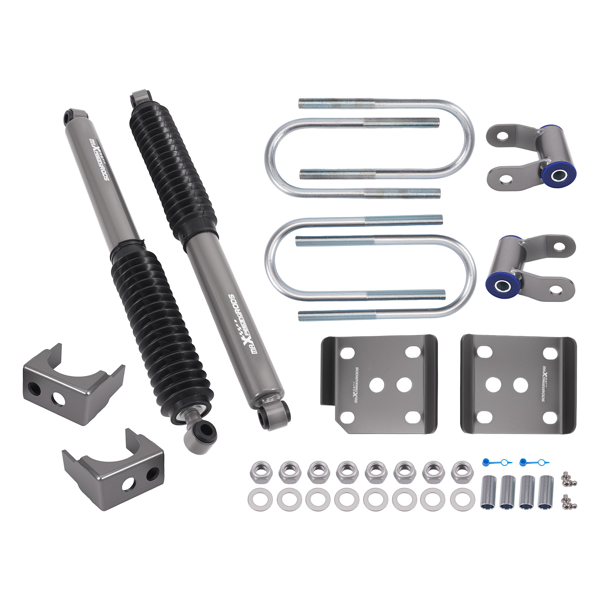 5" Rear Drop Kit & Shock Set fit for Ford F-150 2WD/4WD 2015-2020 w/Dust Cover-1