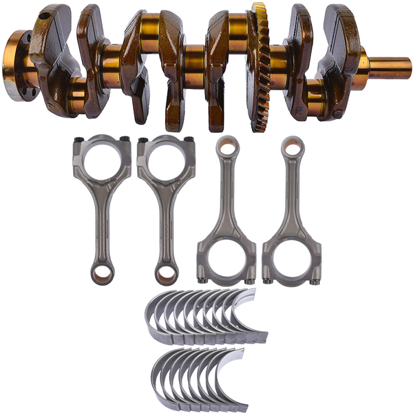 曲轴套装 Engine Crankshaft+Con Rods+Bearings Set Replacement for Toyota Rav4 Highlander Scion tC xB-5