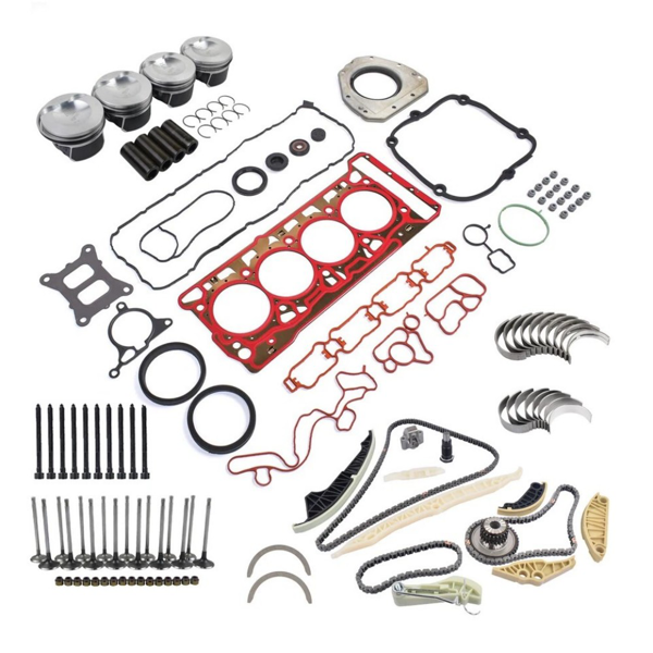发动机大修包 Engine Rebuild Overhaul Pistons Gaskets Kit Replacement for VW Golf GTI Audi A4 A6 Q5 2.0T-2