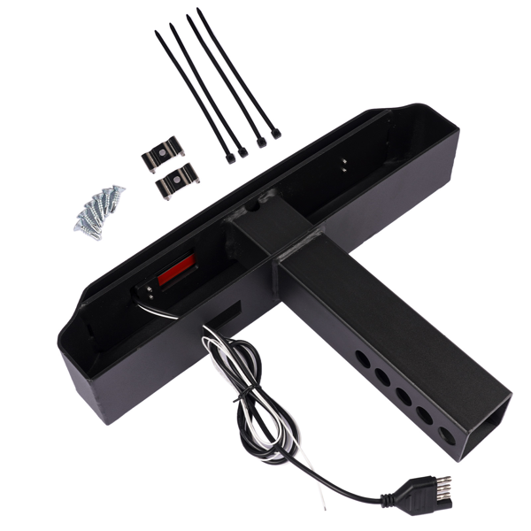 踏板 Hitch Step with Light 108 LED Brake Lighting (6 Modes) 700lbs Max Load Steel Bar-6