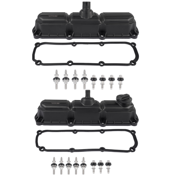 气门室盖 2x Valve Cover Set w/Gasket Replacement for Dodge Caravan Jeep Wrangler Chrysler Pacifica-2