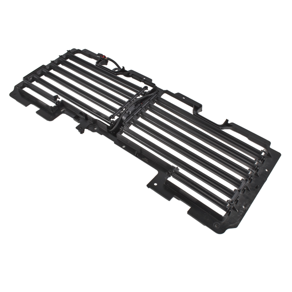 散热器出风口 Upper Radiator Shutter Grille with Motor Fits for Cadillac Escalade Chevrolet Suburban Tahoe GMC Yukon Yukon XL 2017-2020 Black-3